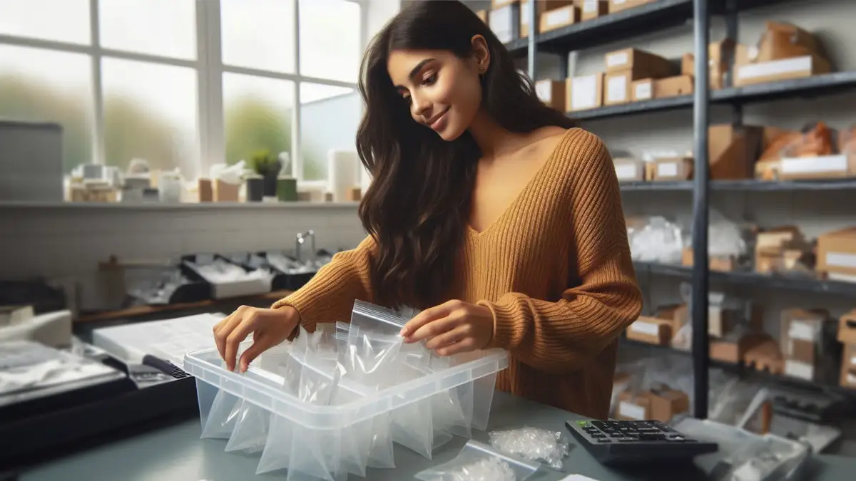 Comprar bolsas de plástico pequeñas y transparentes