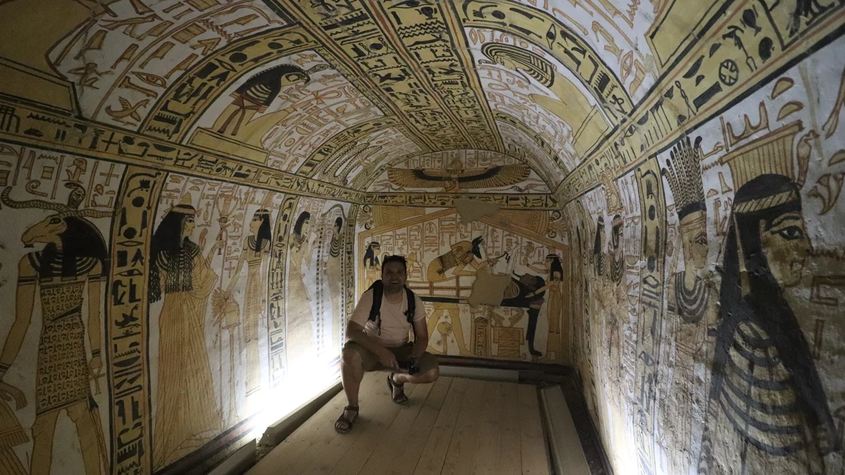 Uno de los autores del blog de viajes Viajar es vida en Egipto